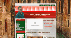 Desktop Screenshot of ginospizzas.com