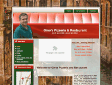 Tablet Screenshot of ginospizzas.com